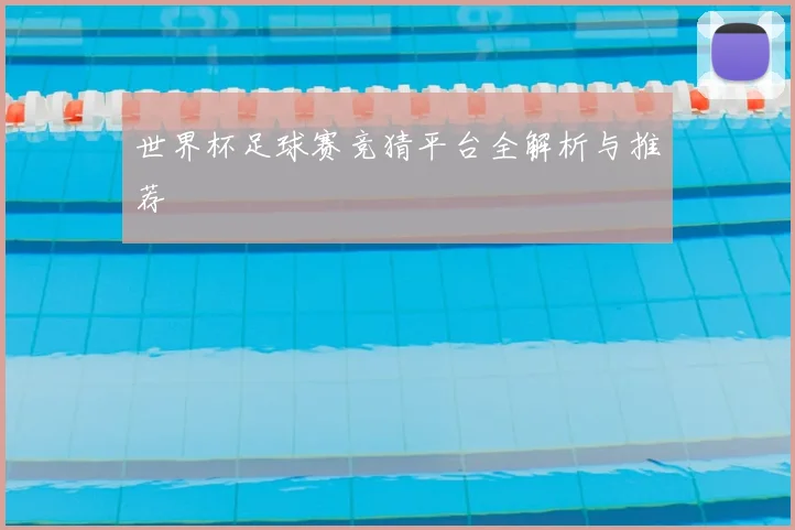 世界杯足球赛竞猜平台全解析与推荐
